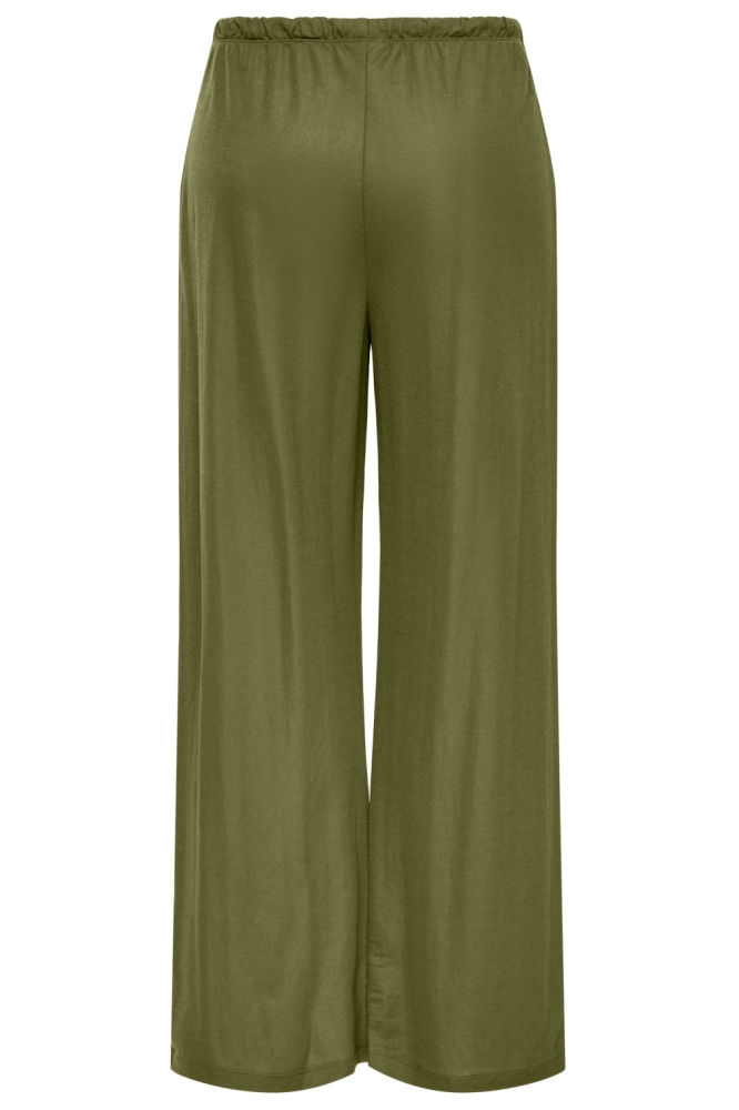 Jacqueline de Yong groene dames broek | Achteraanzicht