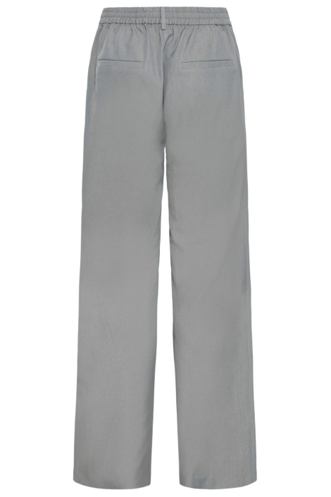 Ichi grijze dames broek | Achteraanzicht