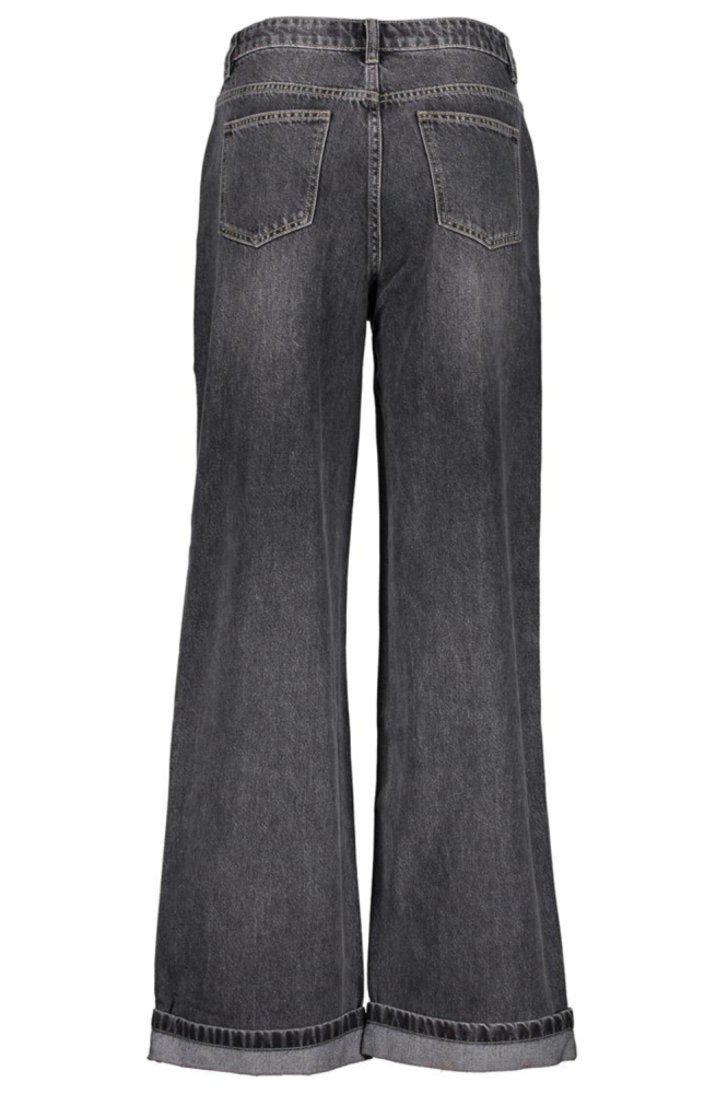 Geisha grijze dames jeans | Achteraanzicht