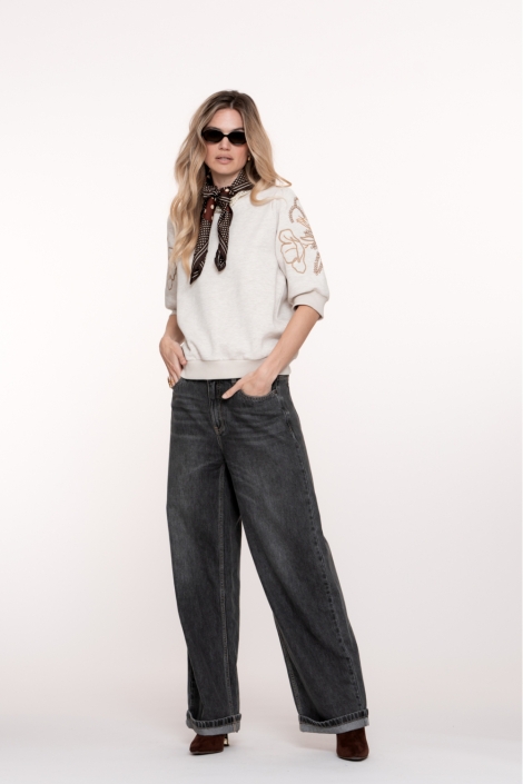 Geisha grijze dames jeans | Model