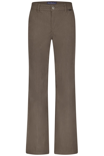 Red Button Broek CLAUDETTE PINSTRIPE RIB SRB4582 Mud