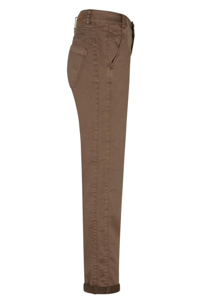 Red Button taupe dames broek | Zijaanzicht