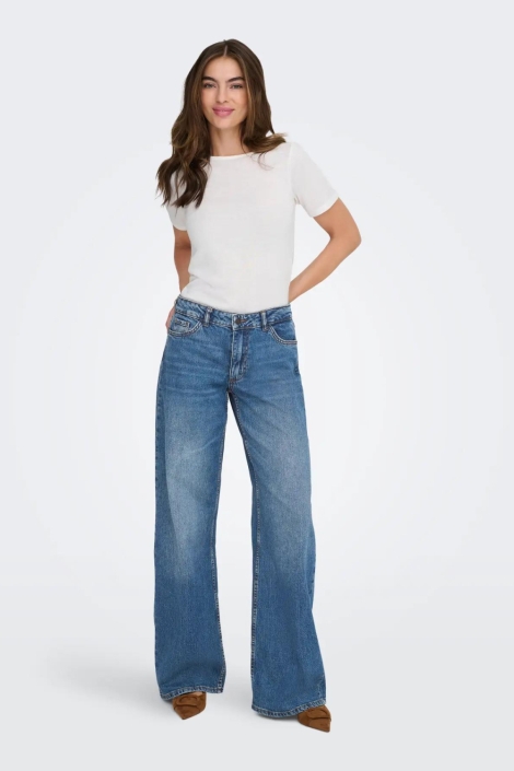 Jacqueline de Yong blauwe dames jeans | Model