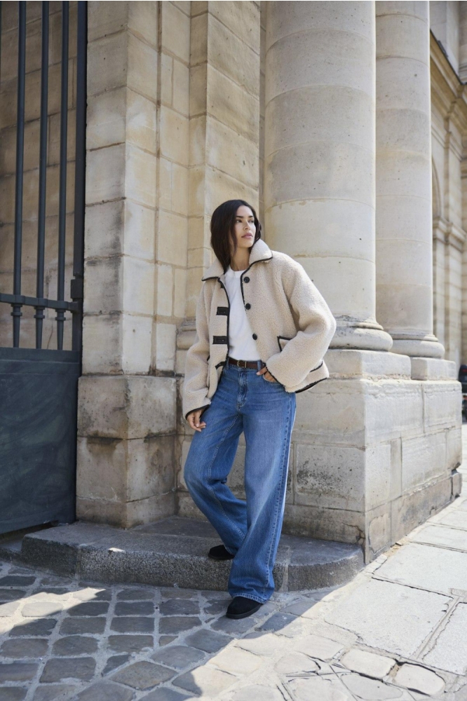 Jacqueline de Yong blauwe dames jeans | Sfeerbeeld, In situatie