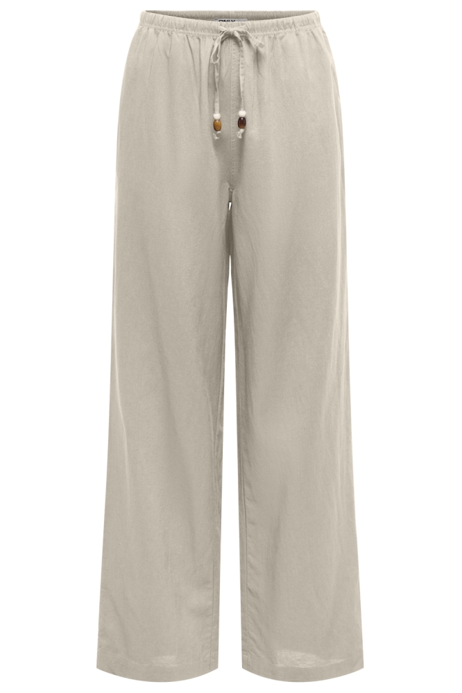 Only beige dames broek | Vooraanzicht