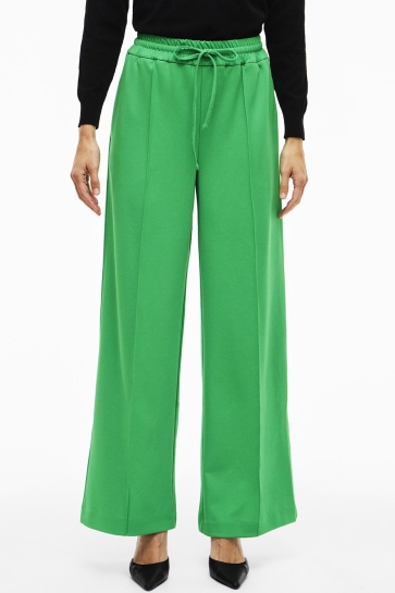 Vila Broek VICLUA HW WIDE PANTS-NOOS 14095436 Kelly Green