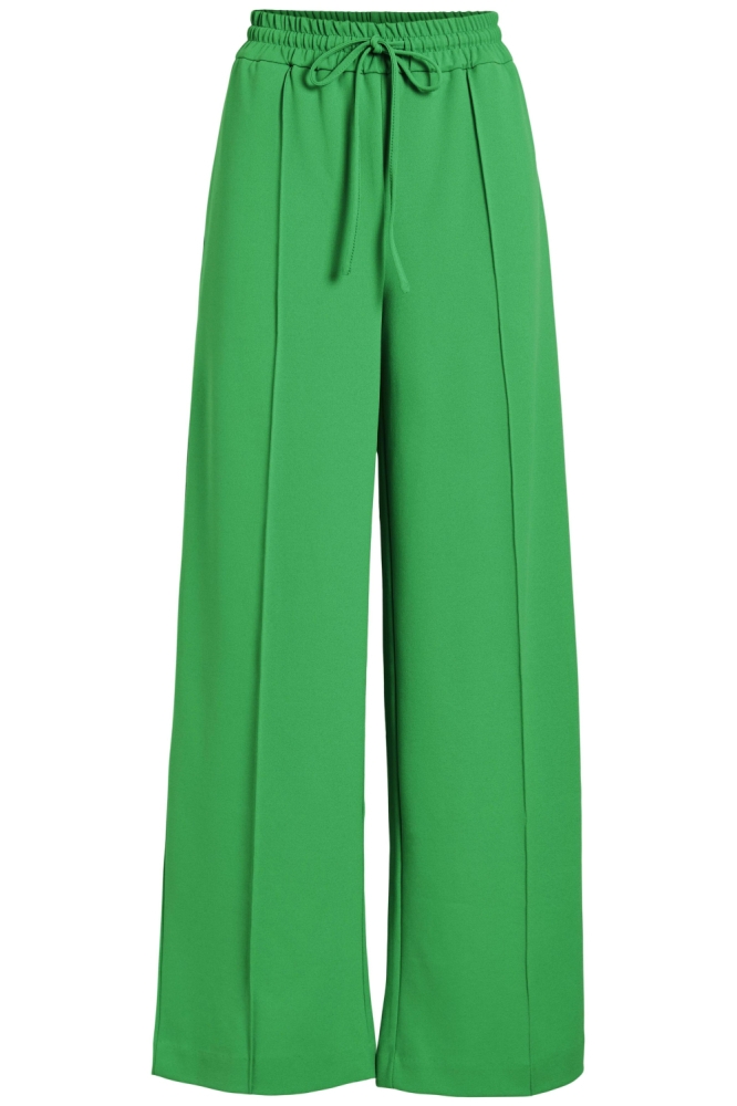 Vila groene dames broek | Vooraanzicht
