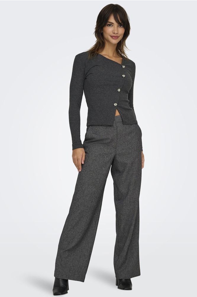 Jacqueline de Yong zwarte dames broek | Model
