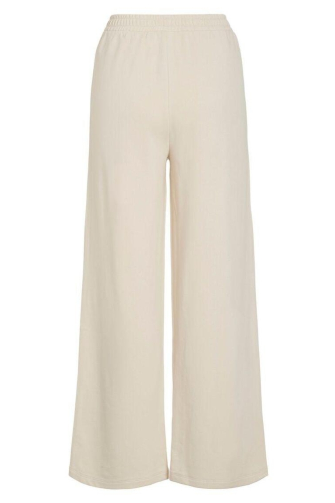 Vila ecru dames broek | Achteraanzicht