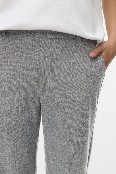 Vero Moda grijze dames broek | Close up