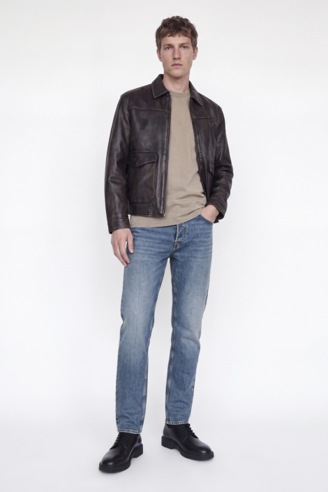 Jack & Jones blauwe heren jeans | Model