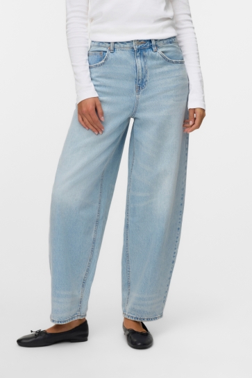 Vero Moda VMBILLIE HR BARREL ANK JEANS LI3146 10330900 LIGHT BLUE DENIM