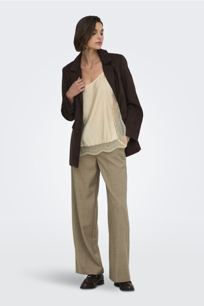 Jacqueline de Yong taupe dames broek | Model