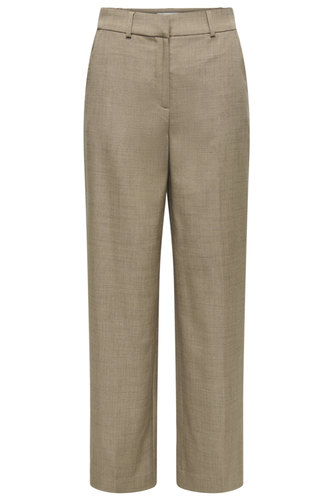 Jacqueline de Yong taupe dames broek | Vooraanzicht