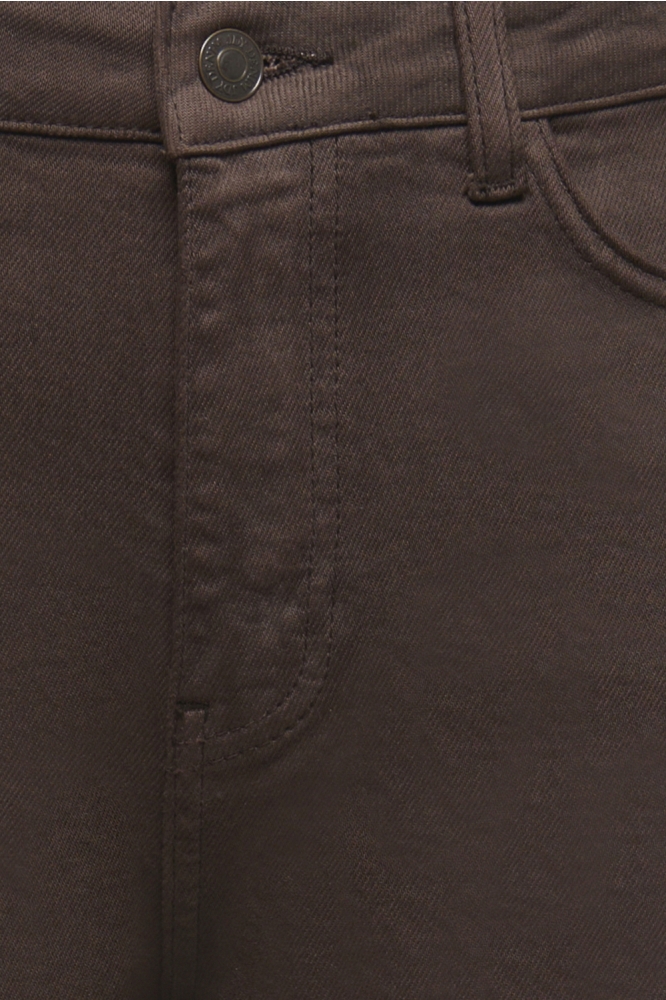 Jacqueline de Yong bruine dames jeans | Close up