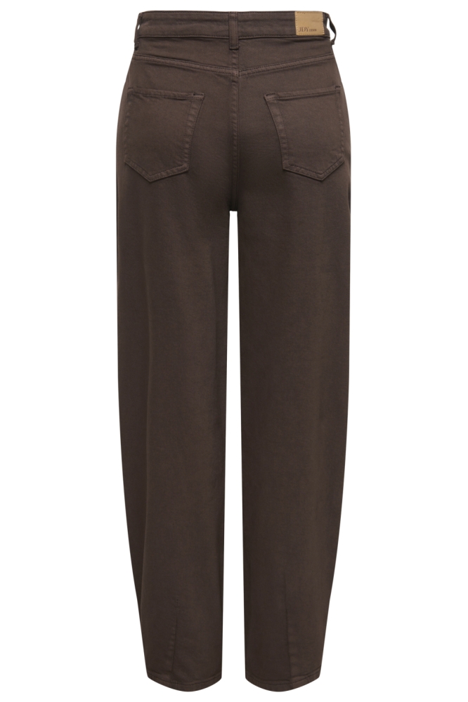 Jacqueline de Yong bruine dames jeans | Achteraanzicht