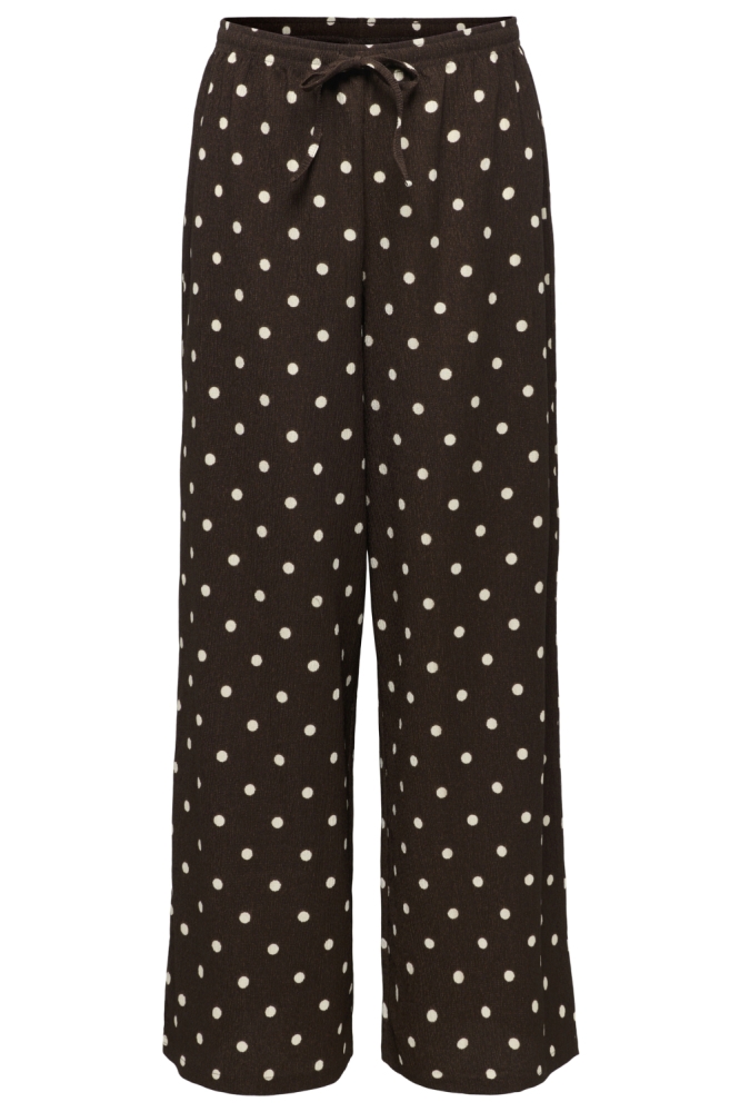 Jacqueline de Yong bruine dames broek | Vooraanzicht