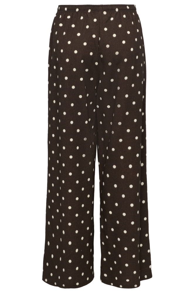 Jacqueline de Yong bruine dames broek | Achteraanzicht