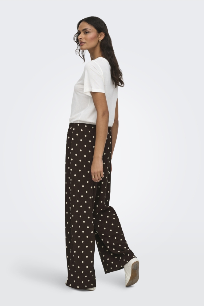 Jacqueline de Yong bruine dames broek | Model