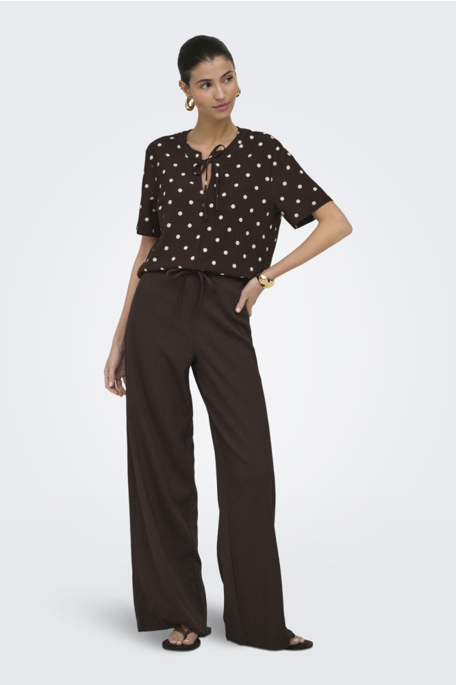 Jacqueline de Yong bruine dames broek | Model