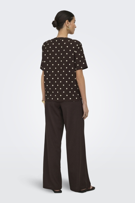 Jacqueline de Yong bruine dames broek | Model