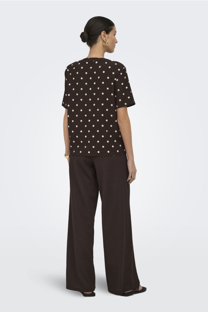 Jacqueline de Yong bruine dames broek | Model