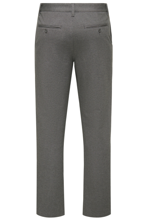 Only & Sons bruine heren broek | Achteraanzicht