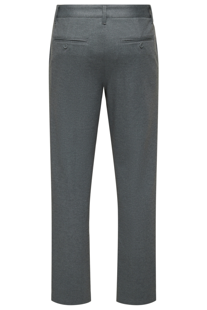 Only & Sons groene heren broek | Achteraanzicht
