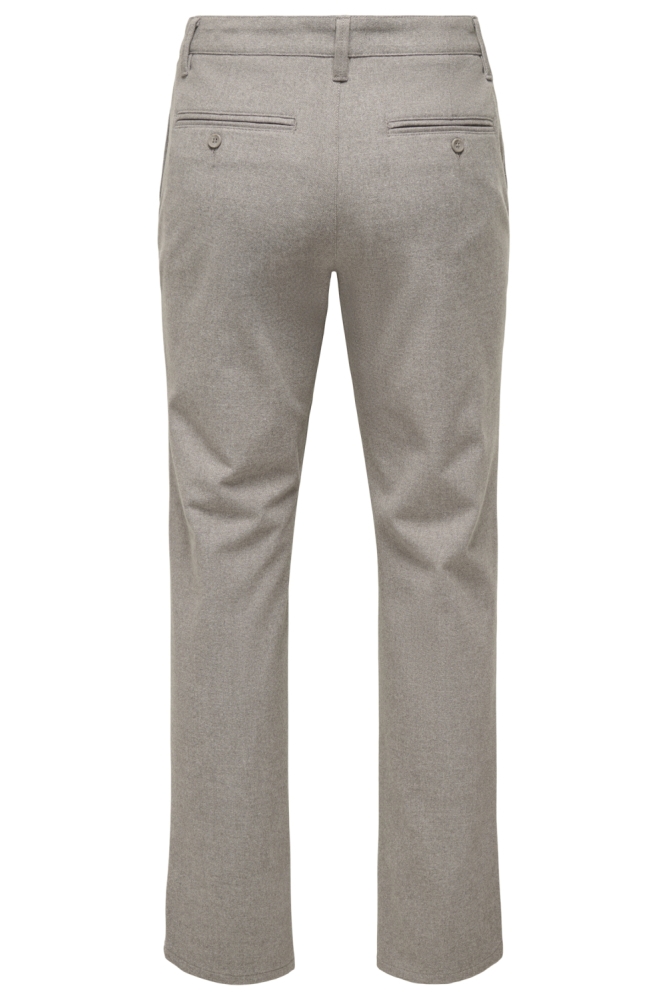 Only & Sons camel heren broek | Achteraanzicht