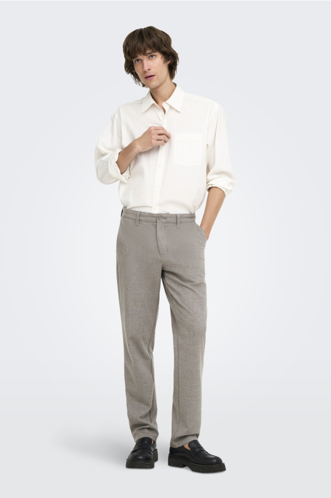 Only & Sons camel heren broek | Model