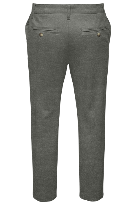 Only & Sons groene heren broek | Achteraanzicht