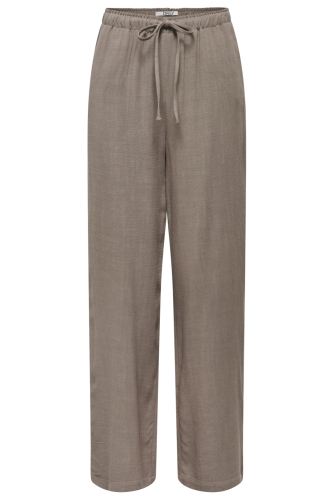 Only taupe dames broek | Vooraanzicht
