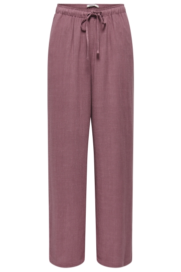 Only onlsiesta mw pull-up linen bl pnt n Roze