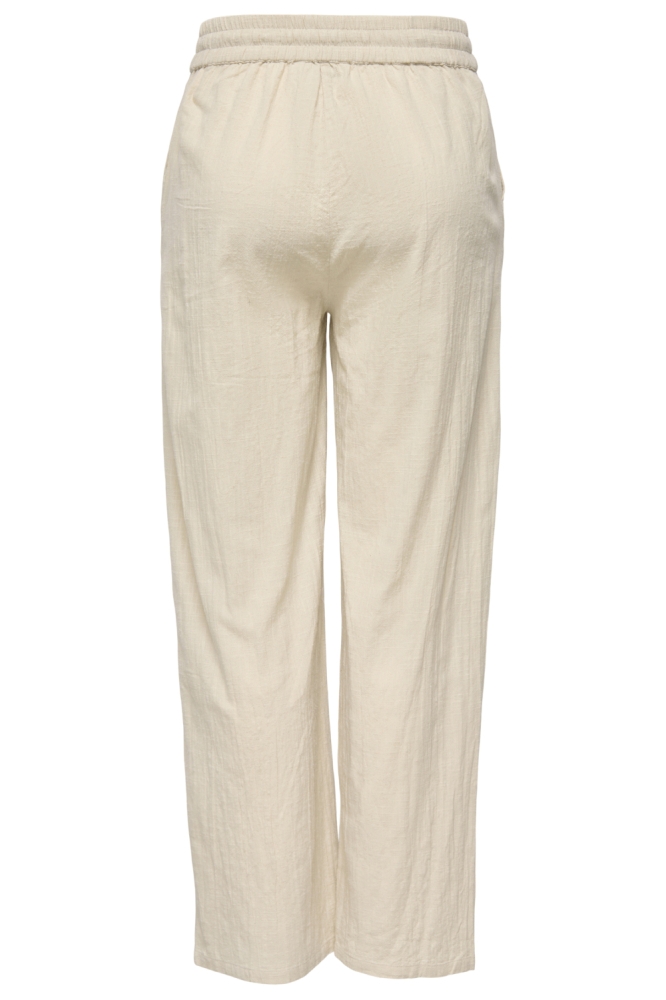 Only beige dames broek | Achteraanzicht