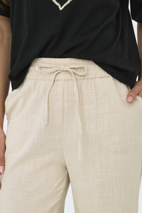 Only beige dames broek | Close up