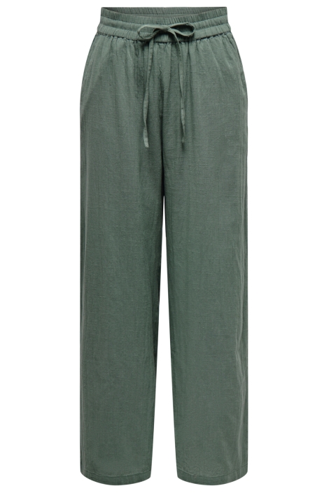 Only groene dames broek | Vooraanzicht