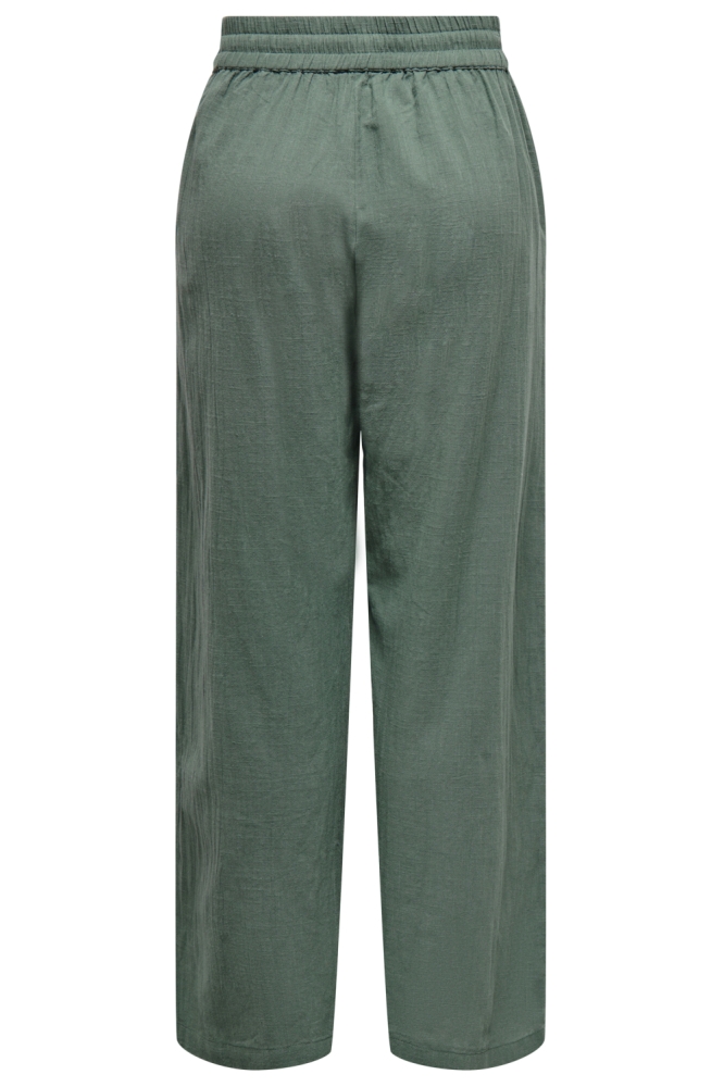 Only groene dames broek | Achteraanzicht