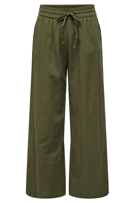 Only groene dames broek | Vooraanzicht