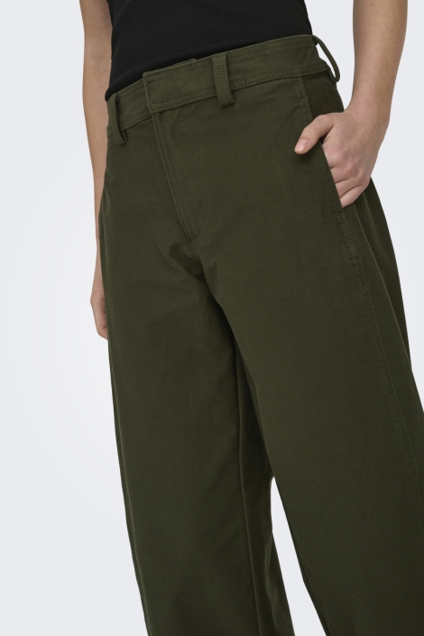 Only groene dames broek | Close up