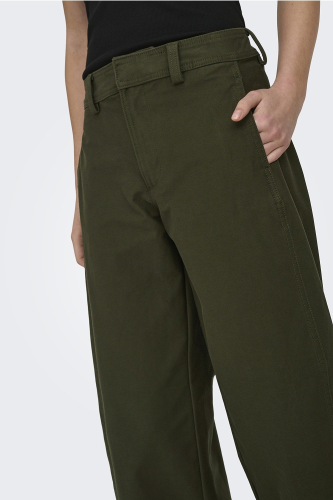 Only groene dames broek | Close up