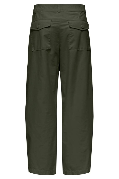 Only groene dames broek | Achteraanzicht