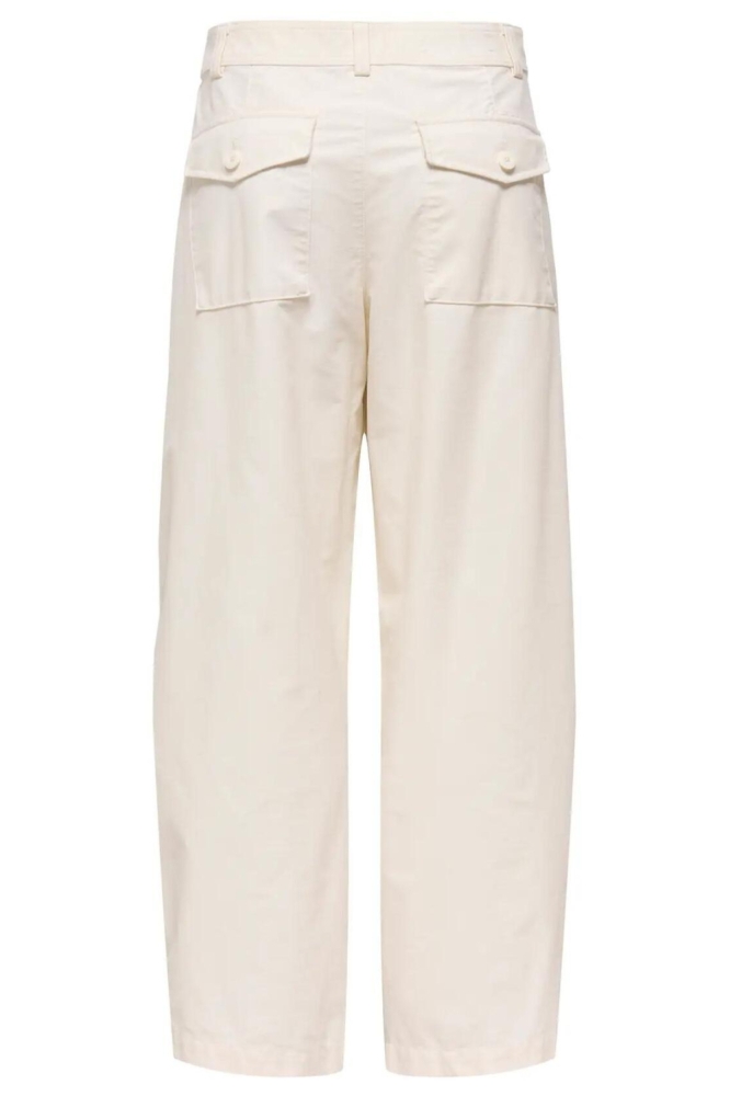 Only beige dames broek | Achteraanzicht