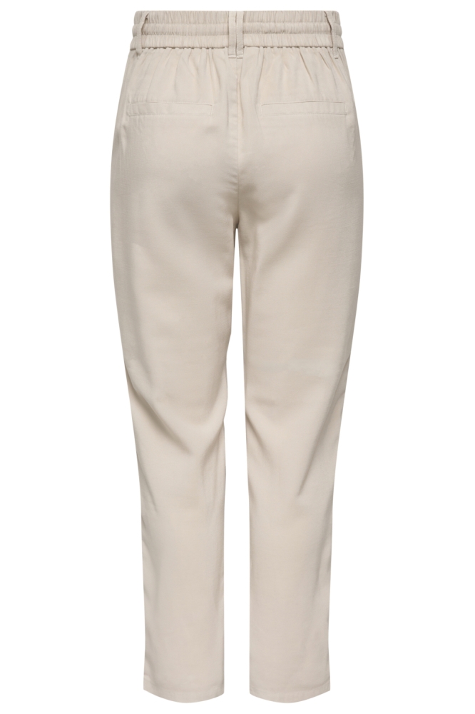 Only beige dames broek | Achteraanzicht