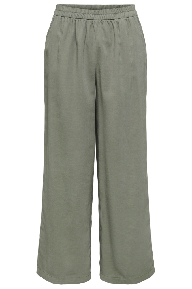 Only groene dames broek | Vooraanzicht
