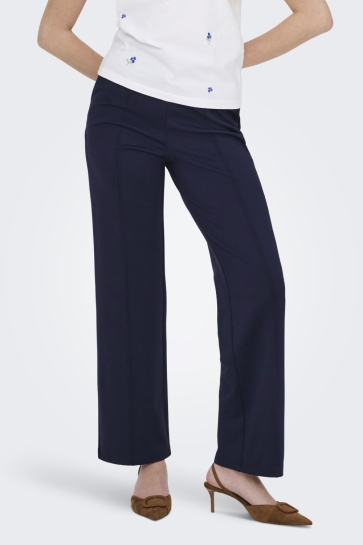 Only ONLPOPTRASH-SUKI MW PANT PNT NOOS 15235076 Baritone Blue