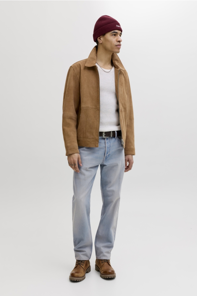 Jack & Jones blauwe heren jeans | Model vooraanzicht