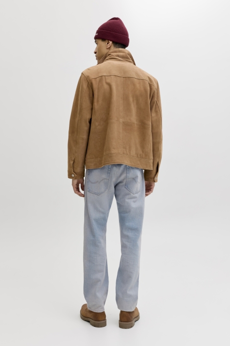 Jack & Jones blauwe heren jeans | Model achteraanzicht