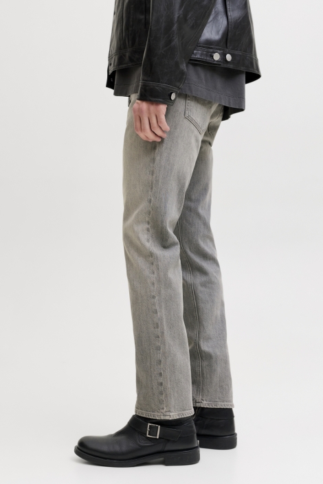 Jack & Jones grijze heren jeans | Model zijaanzicht