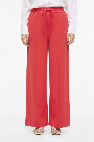 Vila VICLUA HW WIDE PANTS-NOOS 14095436 Hibiscus