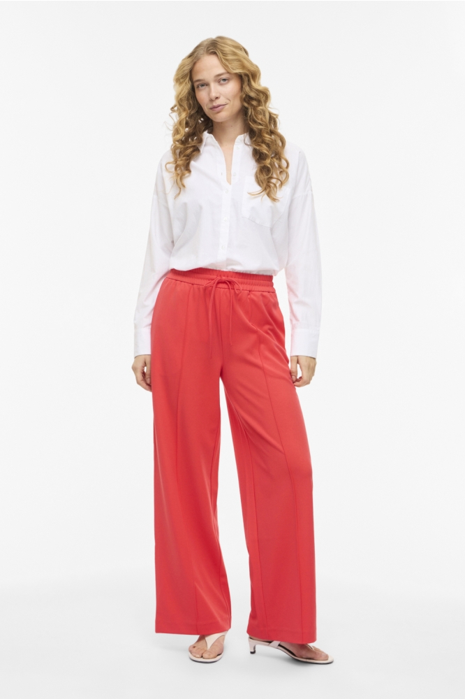 Vila rode dames broek | Model